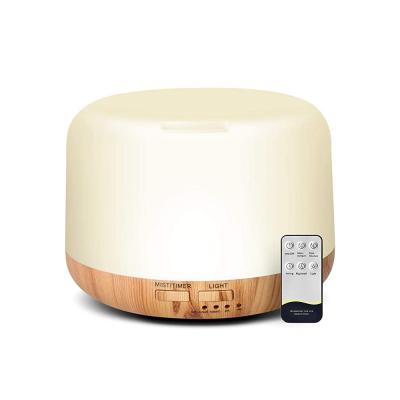 12W Portable Small Size 300ml Wood Grain Ultrasonic Air Humidifier Aroma Diffuser