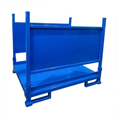 Blue Finish and Different Design Options for Warehouse Storage Collapsible Steel Rack