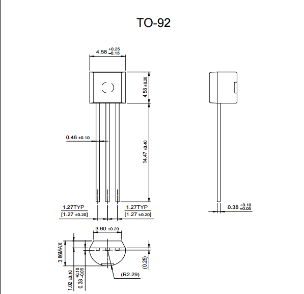 General Purpose Mosfet Transistor / General Purpose NPN Transistor