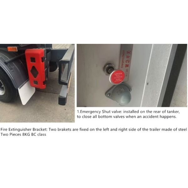 2/3 Axle 30000L Tanker Semi Trailer Carbon Steel/Stainless Steel/Aluminum Alloy For Oil/Fuel/Diesel/Gasoline/Crude/Water/Milk  Customized