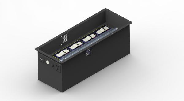 100AH 24 Volt Lorry Battery Fast Charging Lithium Truck Battery Lifepo4 Stable Voltage