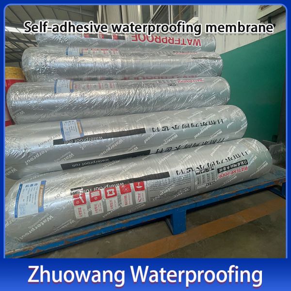 Anti Seepage Self Adhesive Waterproofing Membrane 1.2mm/1.5mm For Roof Surfaces