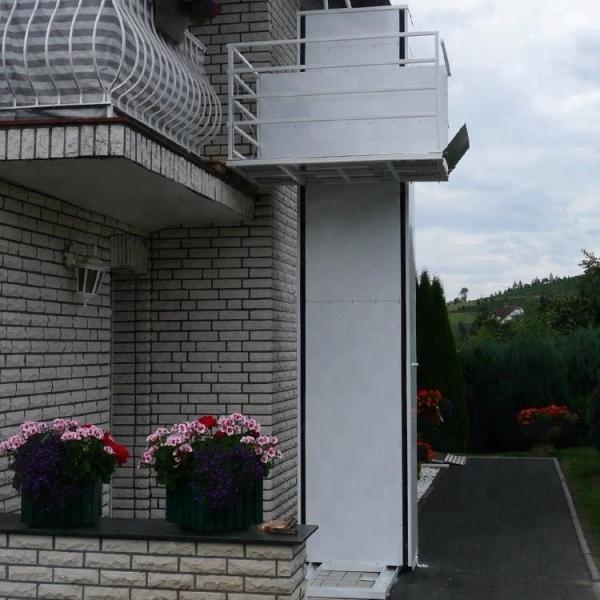 Outdoor Disabled 6.5m Residential Vertical Platform Lift For Wheelchair