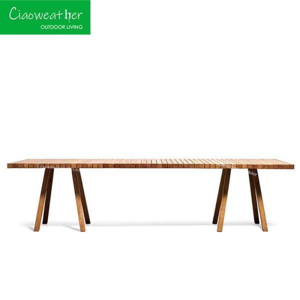Design de meubles d'extérieur moderne cour de la table à manger évolutive