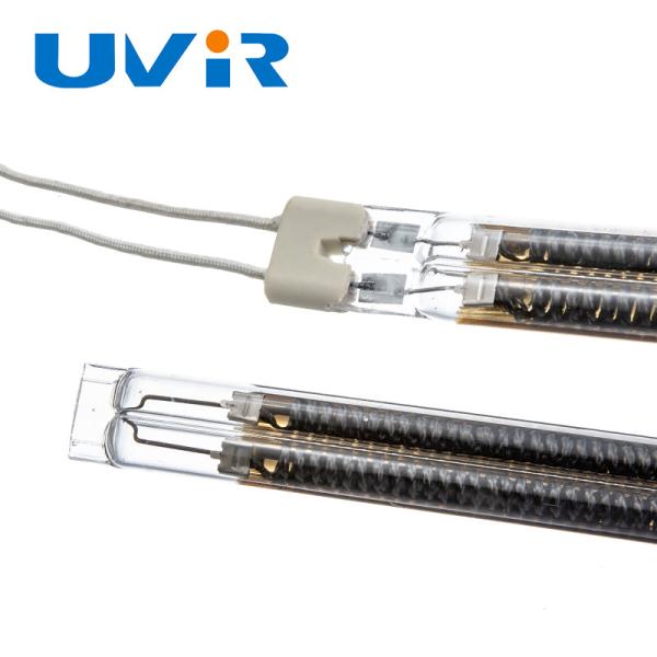 3500W Gold Coated Twin Tube Carbon Fiber IR Heating Lamp