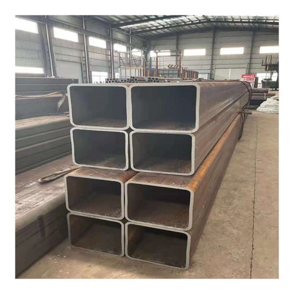 20mm Black Square Rectangular Steel Pipe Tubes Seamless Metal Carbon