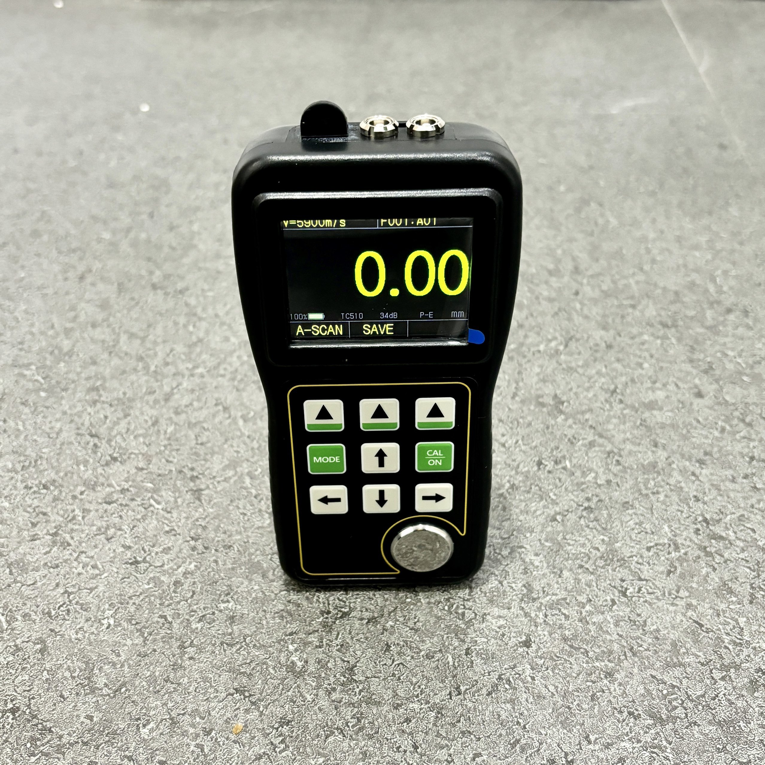 TG-5100D High Precision Ultrasonic Thickness Measuring Instrument Dual Crystal Probe Metal Pipe Wall Thickness Detector