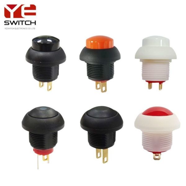 12mm Sub Miniature Waterproof Push Button Switch Electrical Switch 500VDC