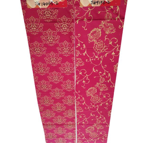 La chaîne de tissu de matelas de polyester imprimée par colorant a tricoté le textile à la maison