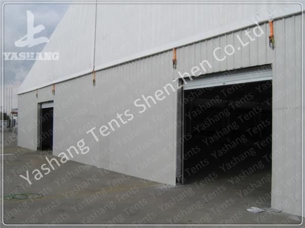Heat Resistant Tent Accessories Height Customizable Fabric Door Glass Door Roller Gate