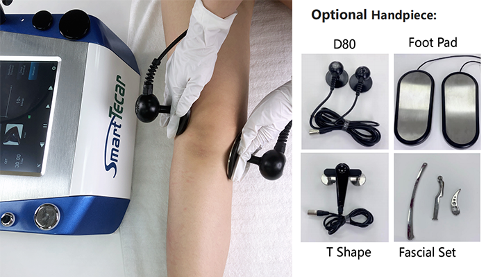 CET RET Tecar Therapy Machine 448khz 300W For Pain Relief