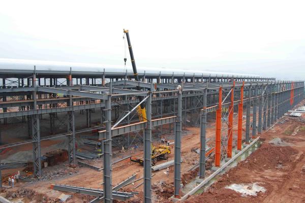 Fire Resistence Modern Heavy Industrial Commercial Steel Buildings Shopping Mall
