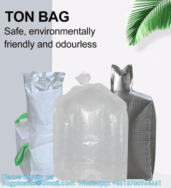 Foil Bulk Bag 1 Ton Aluminum Liner Bag Big Capacity 1000kg Jumbo Bag For Cement FIBC Container Bags