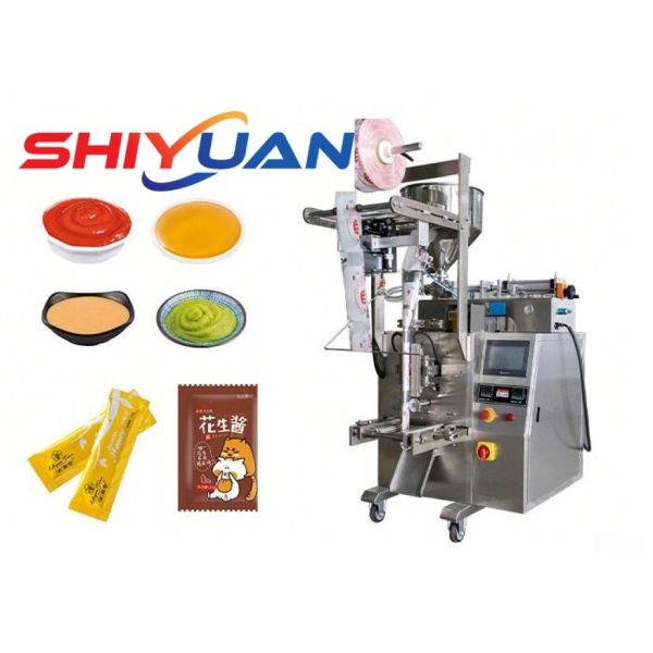 Plastic Pouch Liquid Packing Machine 2KW Mustard Cooking Oil Chili Sauce Packing Machine