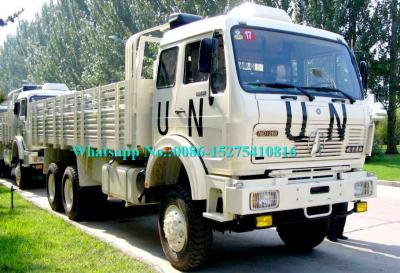 Caminhão resistente 6x6 da cerca do caminhão de NG80B V3 2638 com tipo norte do Benz da caixa de engrenagens RÁPIDA