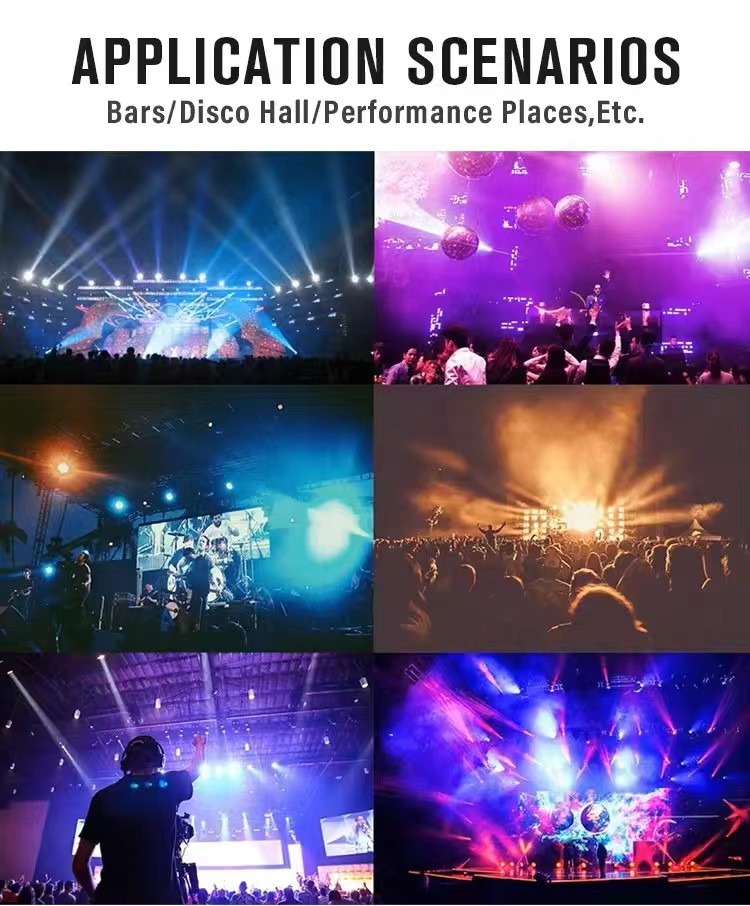 ZOOM Rotation LED Moving Head Beeye Beam 7pcs 40W 4in1 DJ Light для сценического шоу