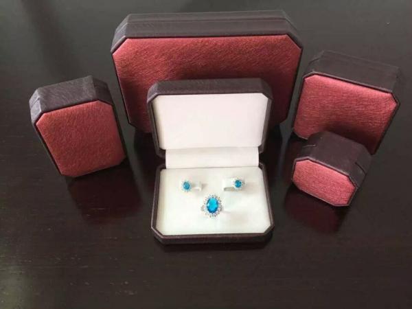 Fancy Gem Jewelry Plastic Box For Bracelet / Earring / Pendant Packaging