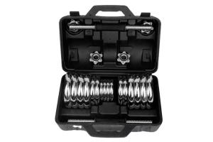 Electroplate Plastic 30kg Dumbbell Barbell Sets Home Gym Adjustable Dumbbells
