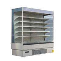 Los bocadillos comerciales abren el refrigerador de la exhibición de aire con el motor de fan de EBM