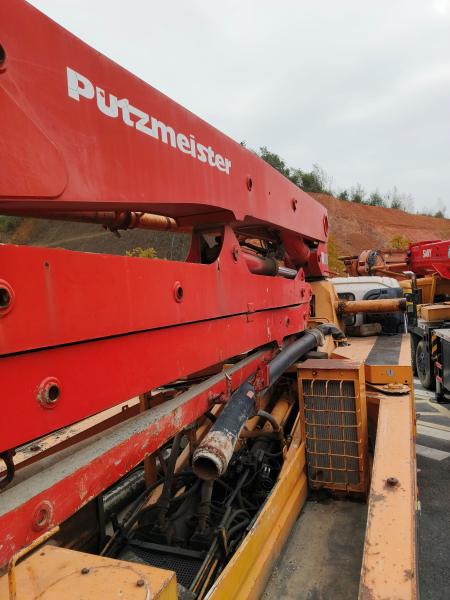 2008 Putzmeister Concrete Pump Truck 38 Meters Installed Isuzu Stock Chassis For Direct Sale