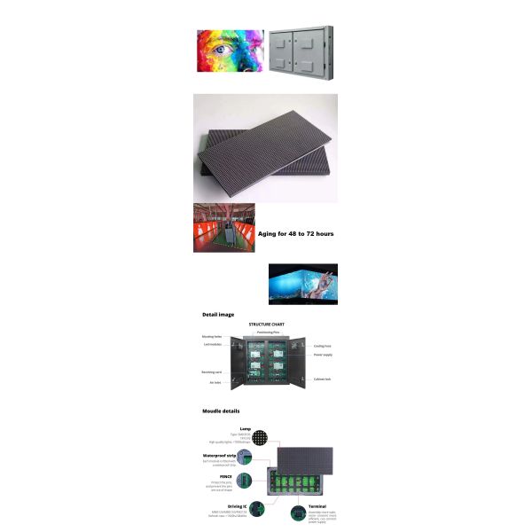 SMD3535 Waterproof Led Screen Commercial Advertising Billboard Wall