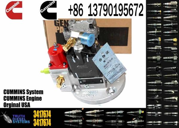 Cummins QSM11 M11 bomba de injeção de combustível 3417674 3090942 3417677 montagem para Cummins diesel caminhão motor