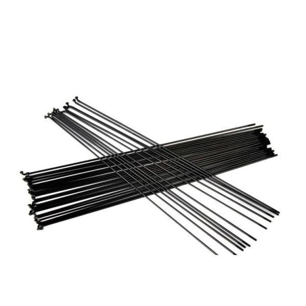 DT swiss Competition spoke 2.0/1.8 round spoke J-bend /straight pull head spokes 210-310mm black/silver color