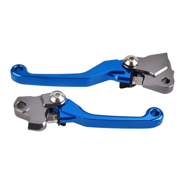 Blue/Custom Color CNC Dirt Bike Brake Clutch Levers for Yamaha YZ125 YZ250 YZ450F OEM