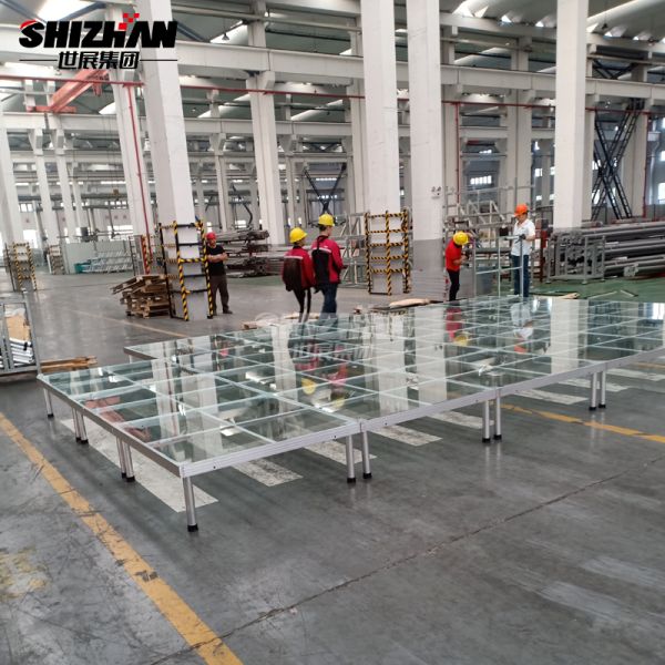 plataforma de aluminio de la etapa de la etapa de cristal de acrílico del acontecimiento 750kg/sqm