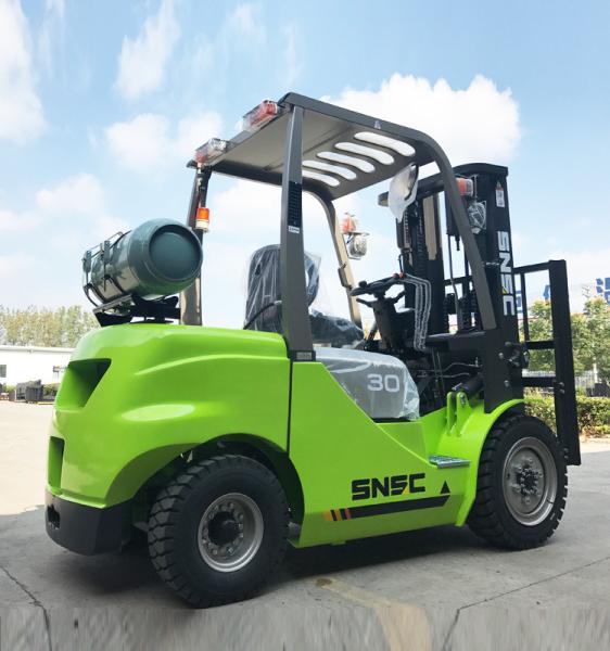 Mercado do Kuwait 3 toneladas de empilhadeira de GPL com transmissão automática e centro de carga de 500 mm