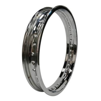 Ferro 1,60 x 17 Rim de roda de motocicleta para CG 125 Substituição/Reparação de motocicleta cromo
