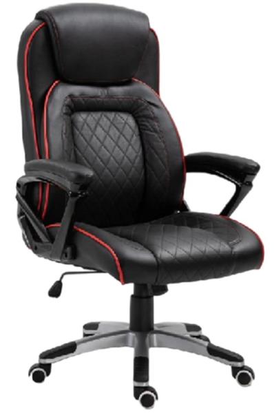 Ergonomic Office Chair with PU Casters and 100mm Gas Lift