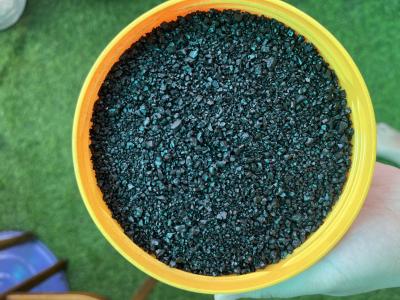 Shiny Super Potassium Humate Granules of High Solubility Enhance Plant Growth
