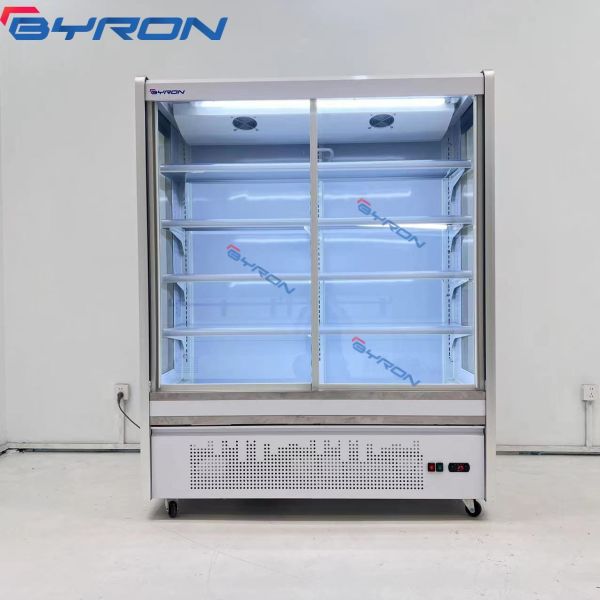 Open Vertical Multideck Display Fridge OEM Refrigerated Showcase