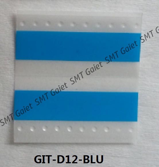 Чернота ленты 500 PCS/Box GIT-D12-YLW соединения SMT 12mm двойная желтая голубая