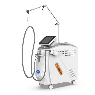 UK Lamp Alexandrite Long Pulse 755 1064 ND YAG Laser de depilação para rejuvenescimento da pele