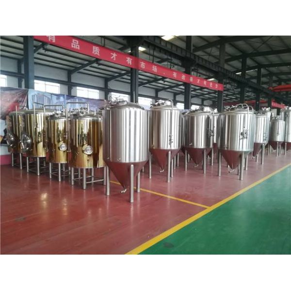 800L 50HZ Beer Brewery Brewhouse Machine , Craft Brewing Equipment Long Life
