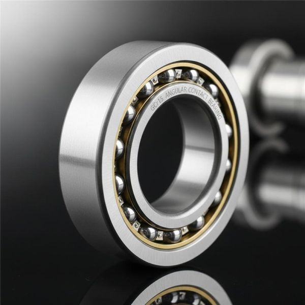 Chrome Steel GCr15 Single Row Angular Contact Bearing Angular Contact Ball Bearings Ideal for in Machine Tool Spindles