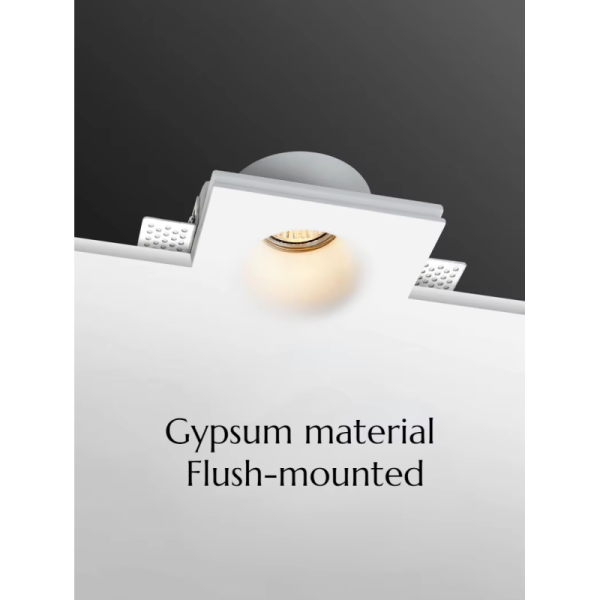 2022 Latest Embedded Gypsum Lamp Frameless COB Living Room Downlight IP44 Ra80 7W 10W