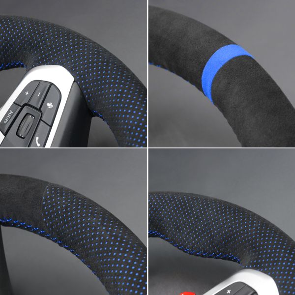 Customized New Design Steering Wheel Cover For BMW F44 G20 G22 G32 X3 X4 X5 X6 X7