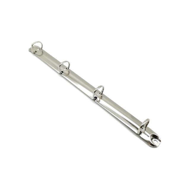 Silver 4 Ring Binder Mechanism Customized D Ring Mechanism Environmentally Friendly For Office Stationery