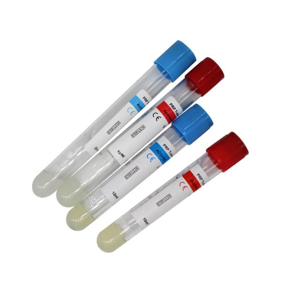Tubo 10ml do OEM PRP com o gel do ACD para a plaqueta Rich Plas Prp Centrifuge Tube da queda de cabelo