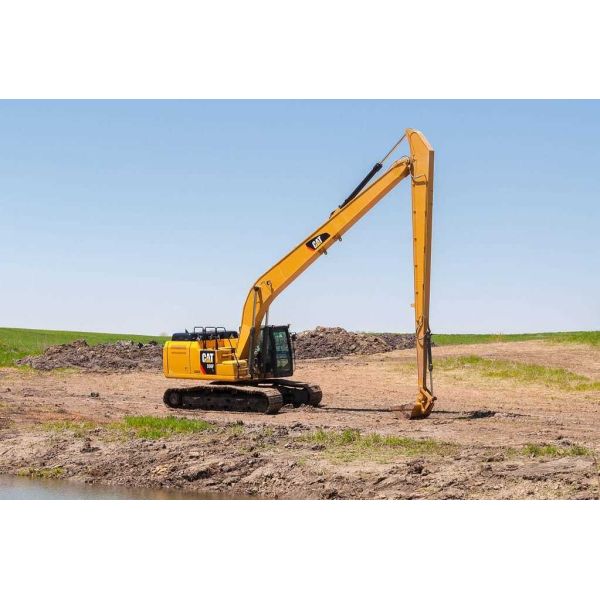 24M Heavy Duty Long Reach Boom And Arm Dredging Extended Arm For 74 Ton Large Mining Excavator Fit CAT374GC EC750E PC750 SY750H XE750GK PRO For River Dredging Reservoir Reclamation Deep Foundation