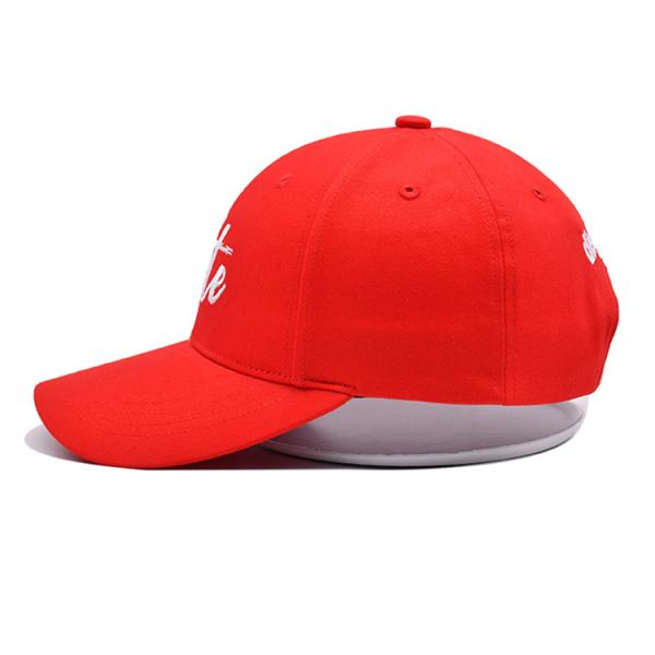 Capuzes de basebol vintage de plástico customizado com uma faixa de poliéster de nylon 100% de algodão