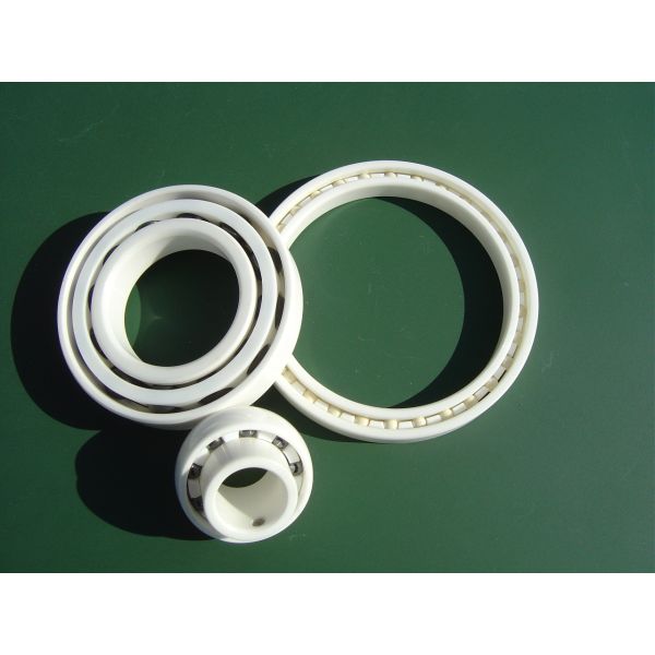 Precision Ceramic Ball Bearing with Peek/Nylon/PTFE Cage