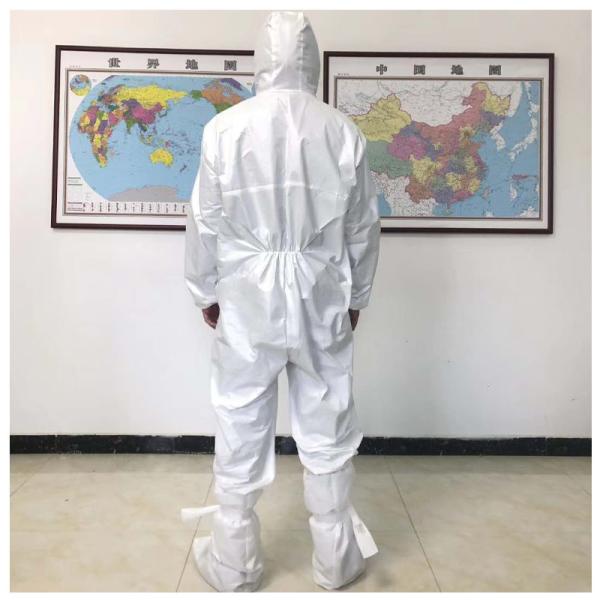 Waterproof Medical Protective Clothing , Anti Germs Disposable Chemical Suit