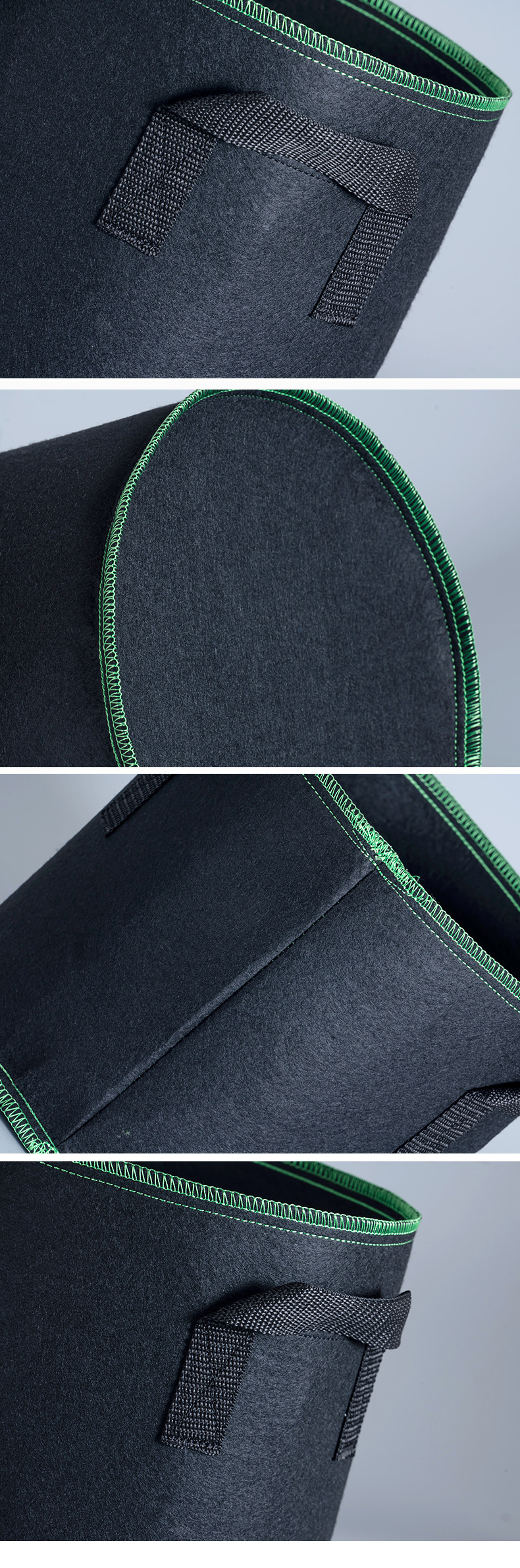 L'usine non-tissée réutilisée de poinçon d'aiguille élèvent des sacs réutilisés pour le jardin