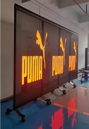 IndoorP3.91 Holographic Display Projection White Holographic Spliceable LED Screen