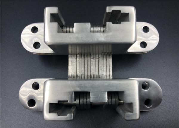 Mortise Mount Hidden Door Hinges Fire Rating Stainless Steel 180 Degree