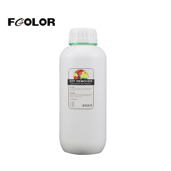 FCOLOR 100ML DTF Ink Remover Liquid Solution for Removing Clothes Logo Film Printing Pattern Adhesive for DTF Ink